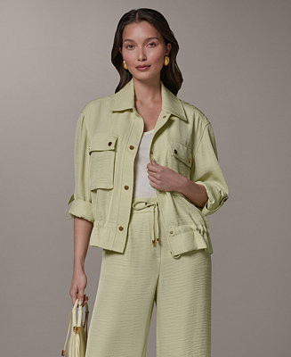Women's Collared Jacket, Regular & Petite | Macy's