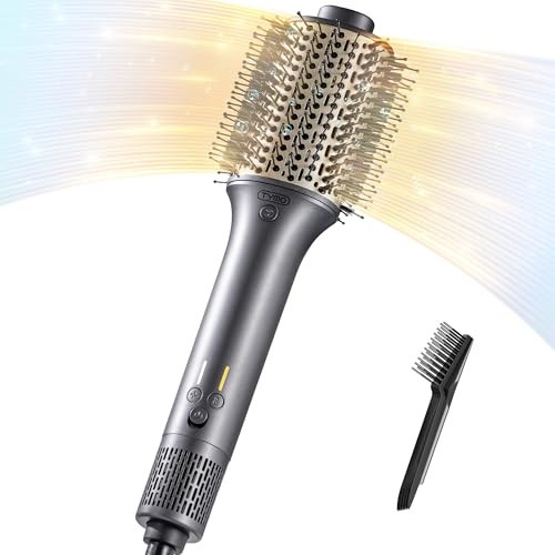 TYMO Hair Dryer Brush Blow Dryer in One, 300% High Speed Hot Air Blowout Brush with Cool Shot, One Step Hairdryer, Straightener, Curling, Volumizer, 12 Setting Mode, 200M Negative Ion for Frizz-Free | Amazon (US)