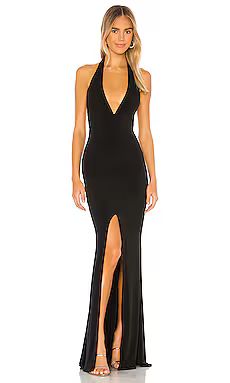 Nookie x REVOLVE Illegal Halter Gown in Black from Revolve.com | Revolve Clothing (Global)