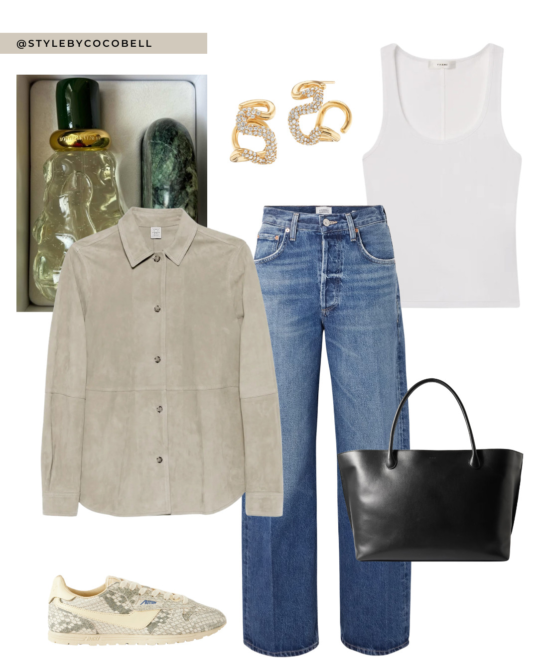 Elevated everyday pieces with a neutral palette
Shop the earrings: https://kimberlyginger.com/products/pave-waverly-hoops 

 #LTKspring