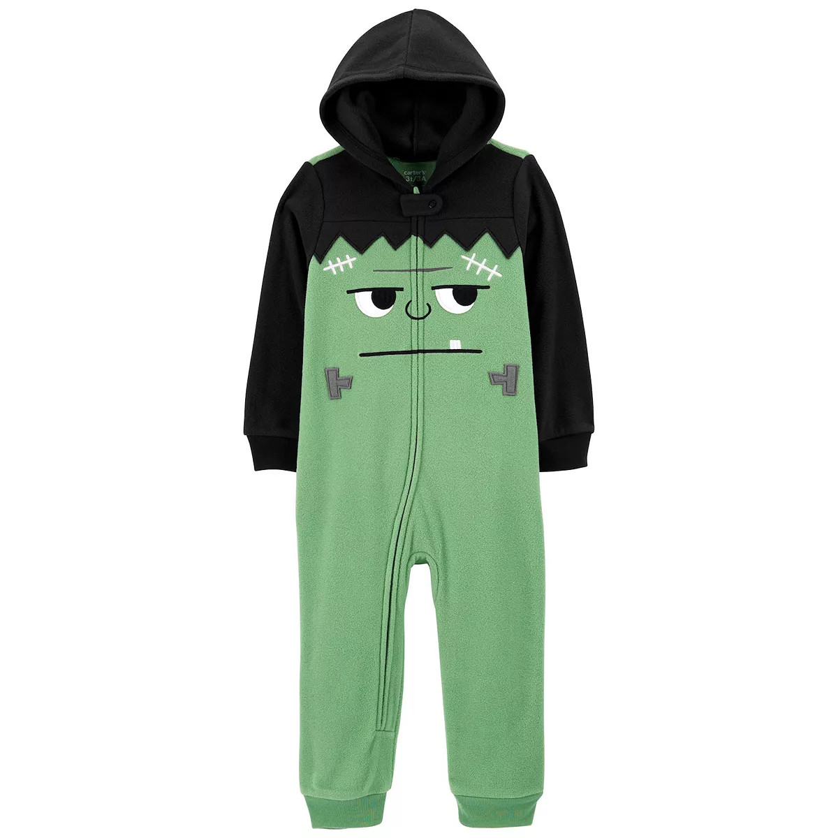 Toddler Boy Carter's Halloween Frankenstein Hooded Jumpsuit | Kohl's