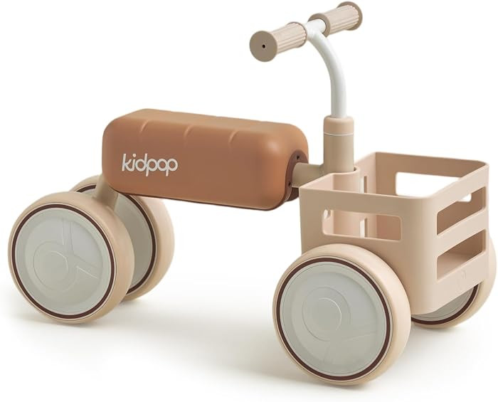 Toast Baby Walker with Basket Balance Bike for 1 Year Old Boys Girls Push Rider with Detachable S... | Amazon (US)
