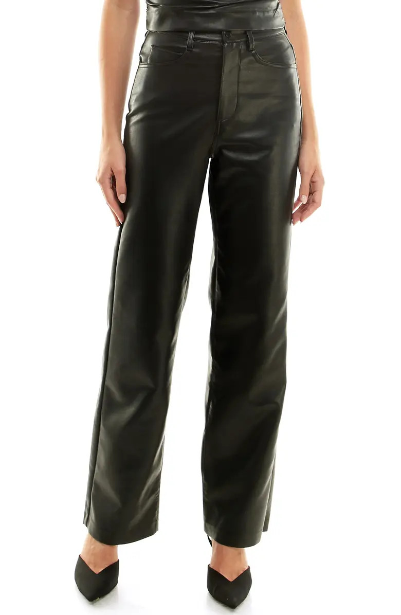 x Jourdan Sloane Rodeo Drive Faux Leather Pants | Nordstrom