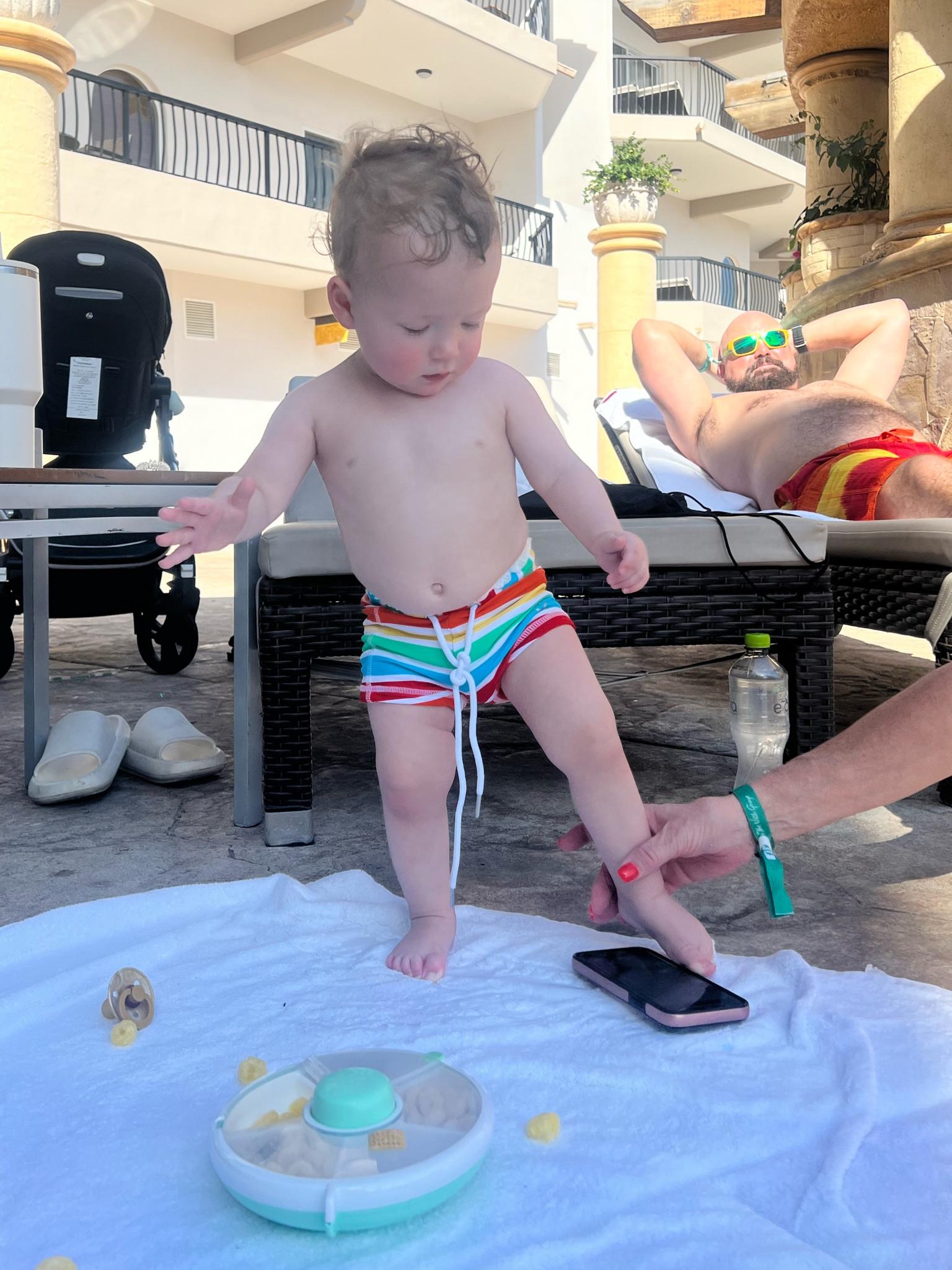 Snack spinner we are loving after two days. So far perfect for plane and pool (and everyday use of course). 

Cutest swims too! True to size  

#LTKTravel #LTKFamily #LTKBaby