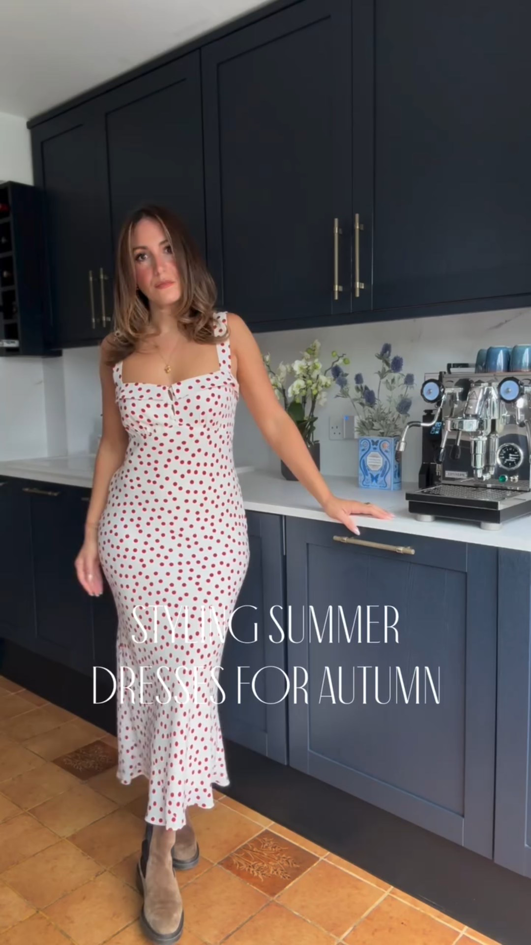 Who says summer dresses have an expiry date? 😏 This Reformation beauty is refusing to go quietly. She’s marching into autumn with boots, a blazer and a few spicy pops of red, orange and yellow 🍊🍁💛 Summer girlie forever, sorry not sorry.

Dress @reformation @theofficialselfridges 
Scarf @rejinapyo 
Blazer @cosstores 
Boots @massimodutti 
Bag @mulberryengland 
Sunnies @hm 
Bag charm @popmart 

#AutumnStyle #SummerToAutumn #TransitionalStyle #WhatMarieWears #VintageInspiredStyle #40PlusStyle #AgelessStyle #OOTDInspo #AutumnFashion #SustainableStyle 

🍂 ageless style | 40s style inspiration | what to wear in your 40s | chic everyday outfits | timeless wardrobe | colorful workwear | joyful style | confidence in color | playful elegance | chic with personality | vintage fashion finds | curated vintage finds | statement vintage pieces | vintage jewelry love | Marie hearts vintage | elevated everyday style | modern vintage vibes | effortless 40s style | midlife fashion inspo | style with joy