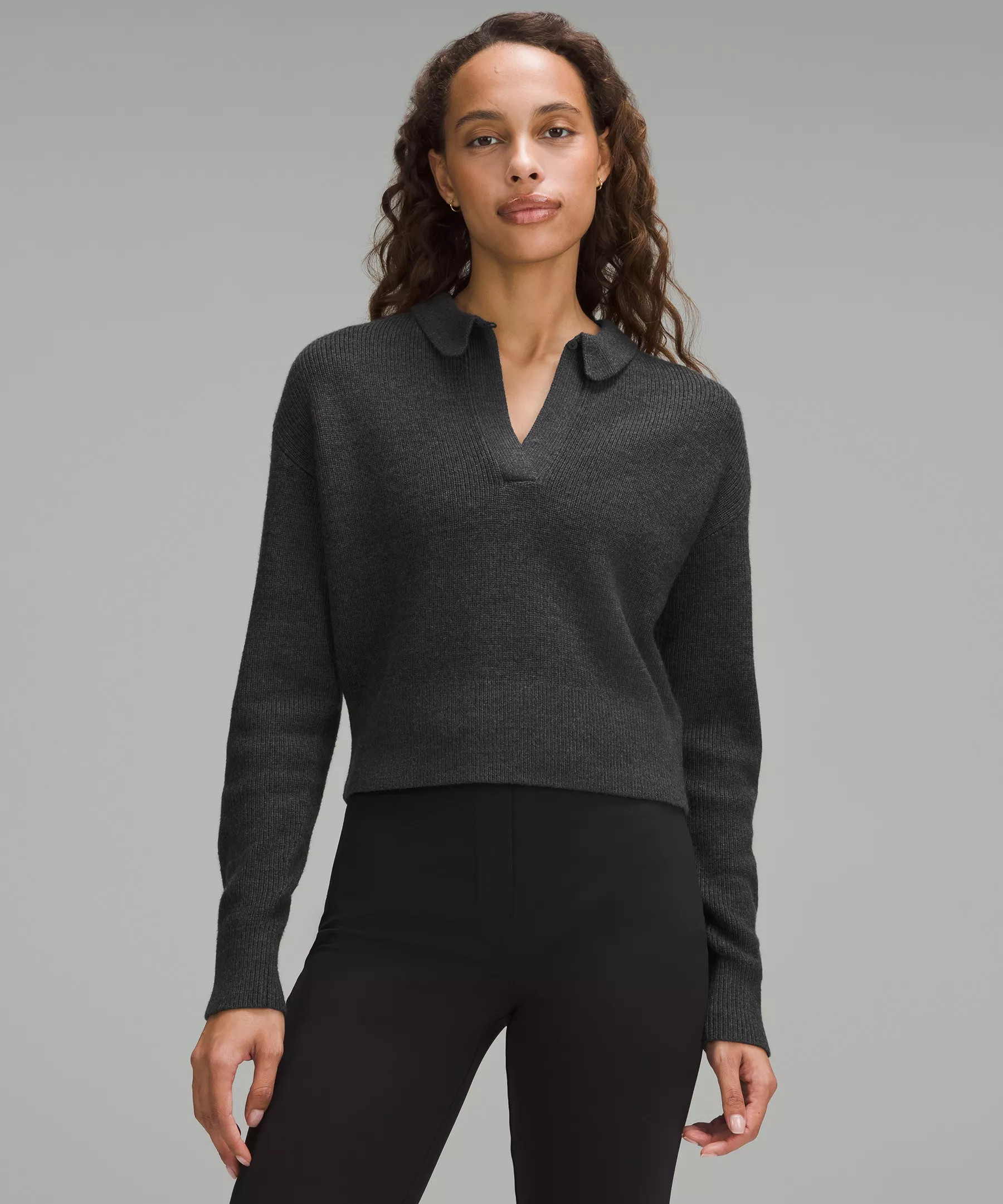 Collared Merino Wool-Blend Sweater | Lululemon (US)