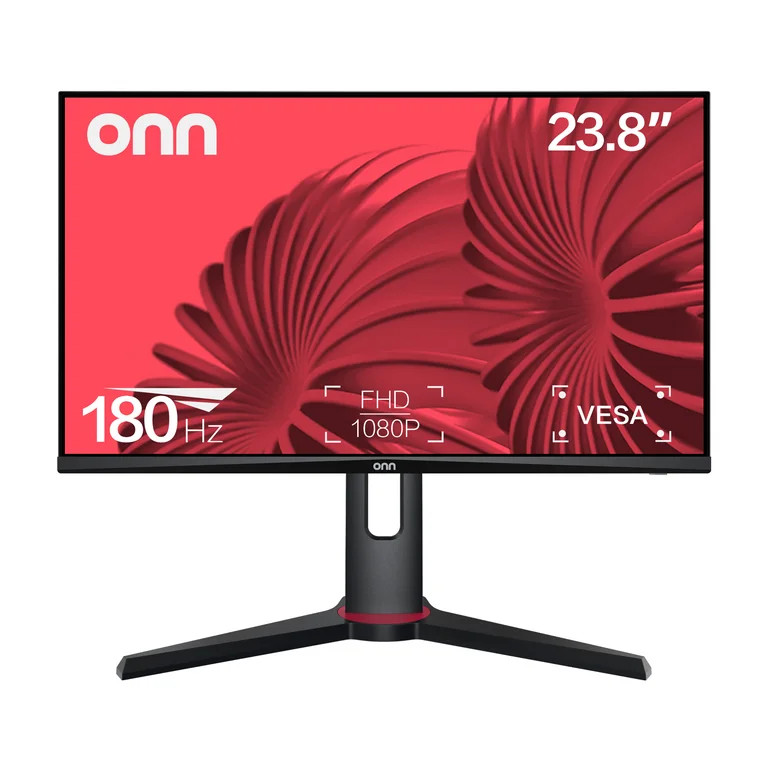 onn 24" FHD (1920 x 1080p) 180hz 1ms FreeSync Gaming Monitor with HDMI and DP Cables, Black | Walmart (US)