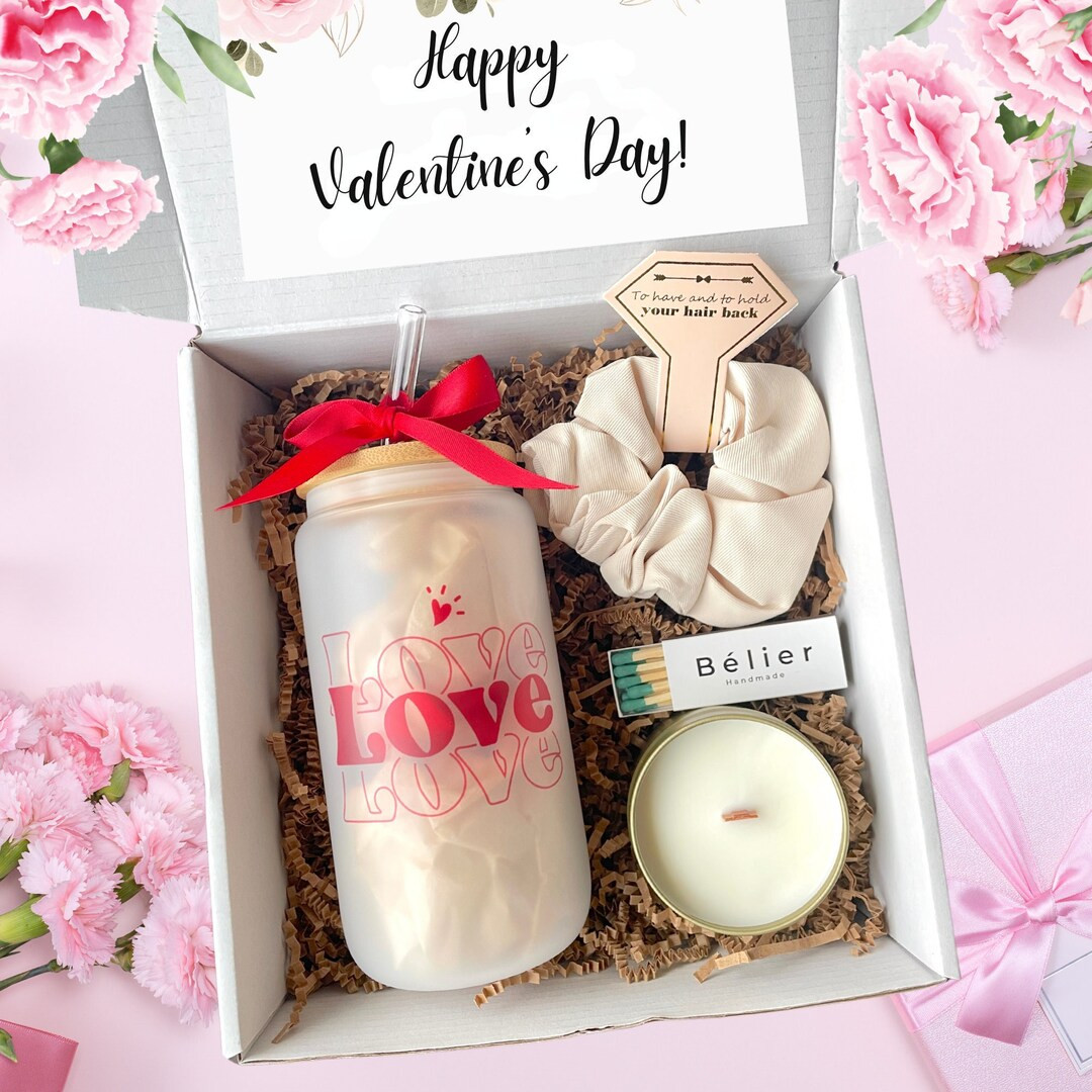 Happy Valentines Day Gift, Valentines Tumbler, Gift Box for Her - Etsy | Etsy (US)