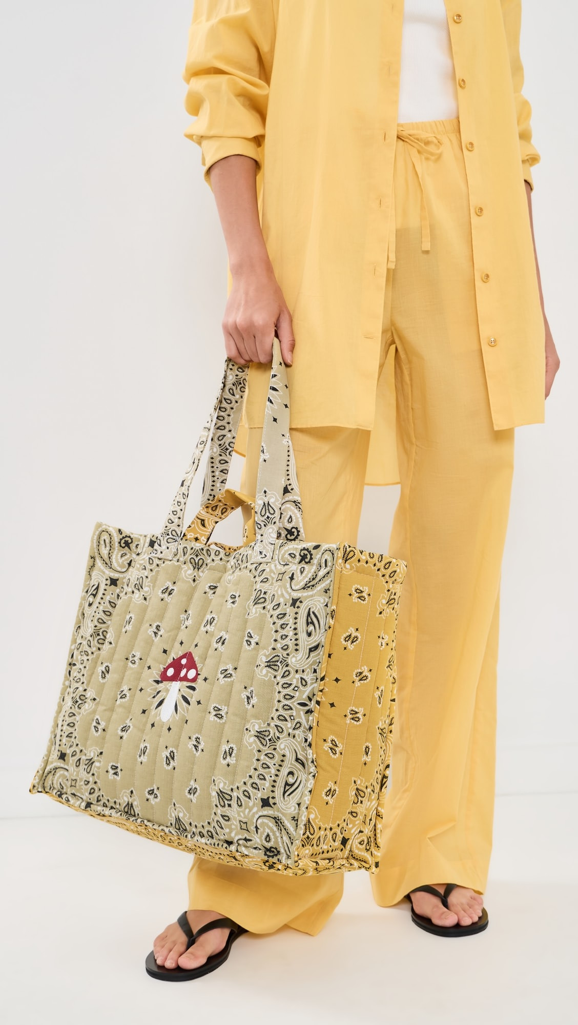 Call It By Your Name Maxi Quilted Champignon Cabas Tote Bag | Shopbop | Shopbop