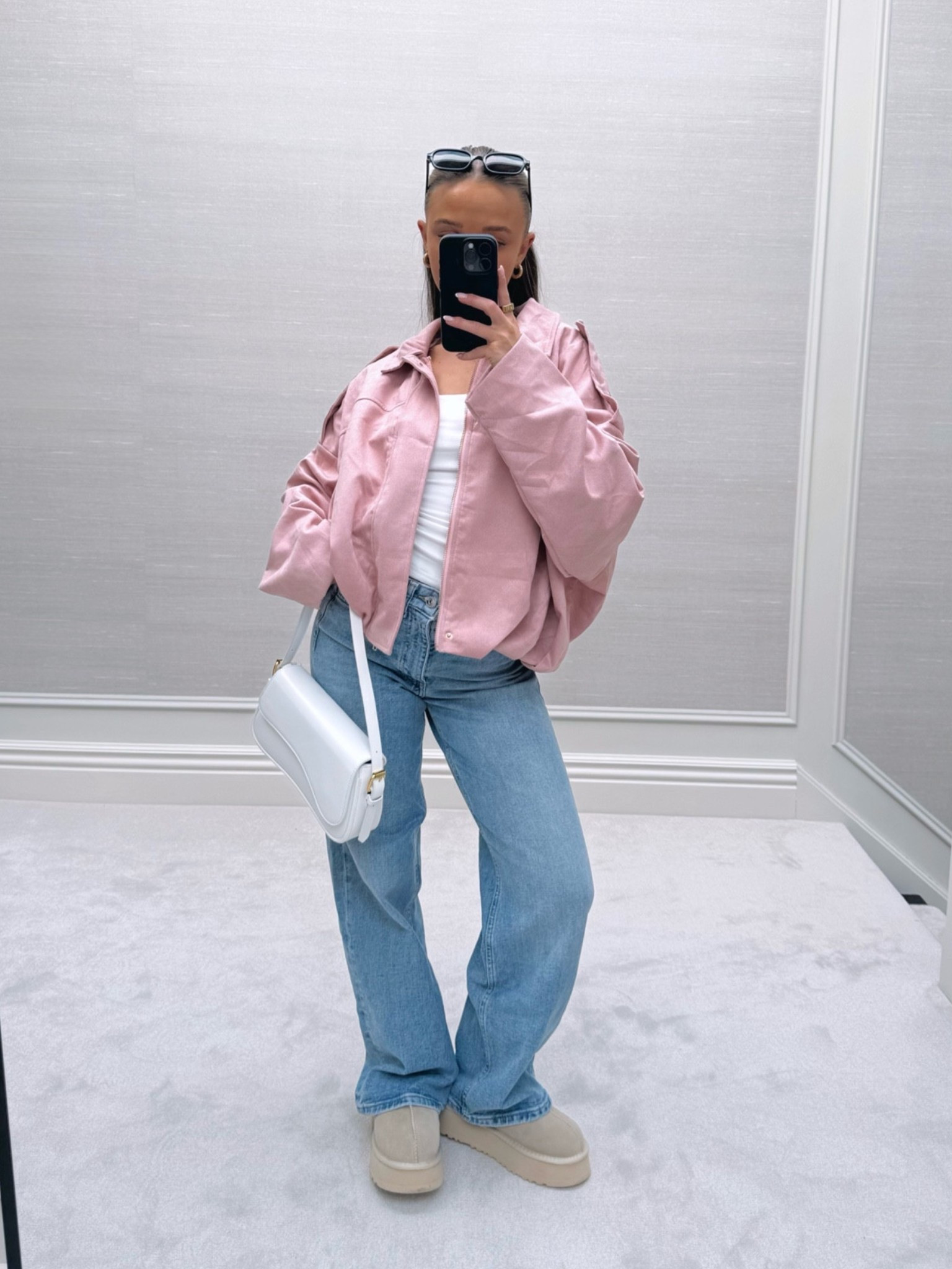 spring outfit inspo!! these jackets come in so many colours!🌸

Wide leg high rise blue jeans pink suede jacket spring summer going out casual outfit colourful summer

#LTKuk #LTKspring #LTKjeans