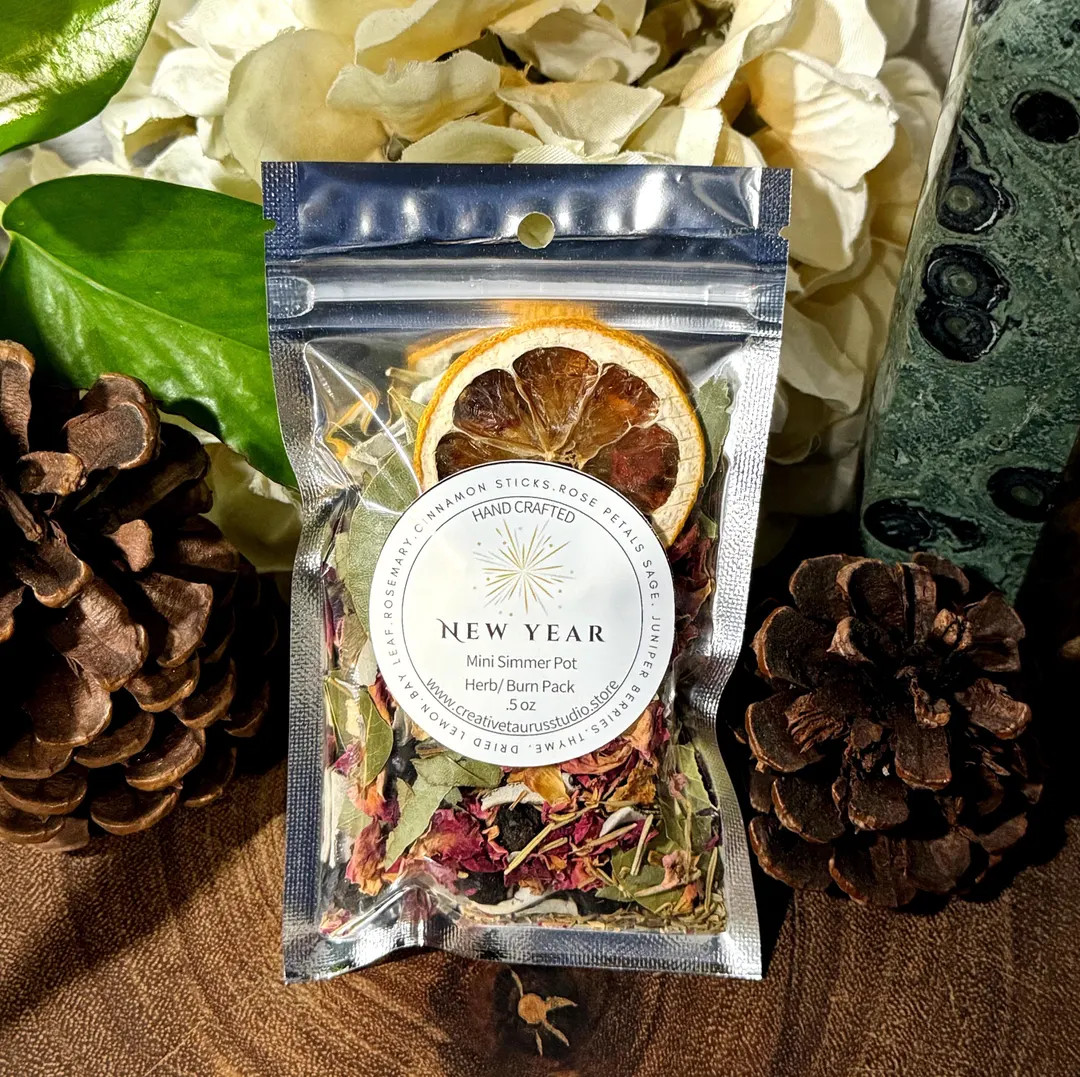 New Year Simmer Pot Herbs: Fresh Start Intention Setting Blend - Etsy | Etsy (US)
