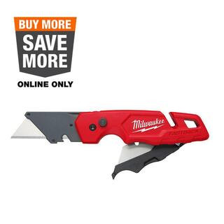 FASTBACK Folding Utility Knife with Blade Storage and General Purpose Blade | The Home Depot
