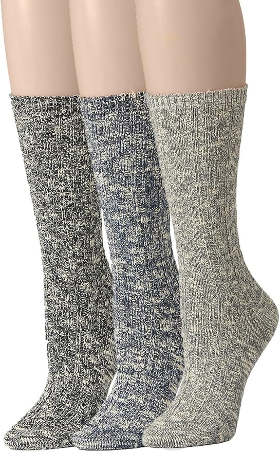 Leotruny Women's Slouch Vintage Knit Cotton Boot Socks | Amazon (US)