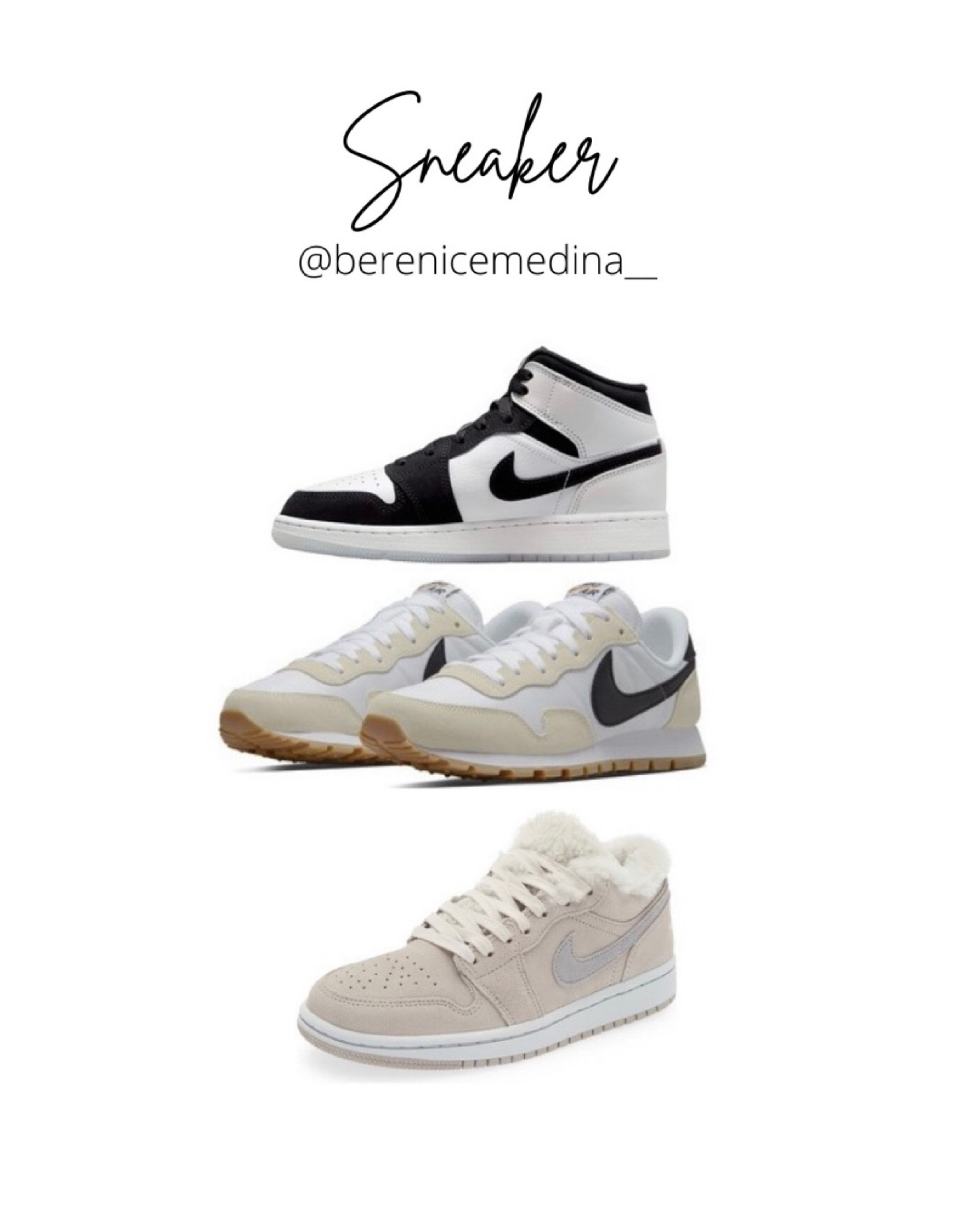 Cute sneakers for woman

Chic shoes
Sneakers
High top shoes
High top sneakers
Nikes. Women's winter fashion
Women's affordable fashion
Affordable fashion
Women's outfit ideas.
Nike Air Force 1
On sneakers
Women's athletic shoes
Women's running shoes
Women's sneakers
Stylish sneakers
White sneakers
Nike air max

#LTKGiftGuide #LTKfit #LTKshoecrush