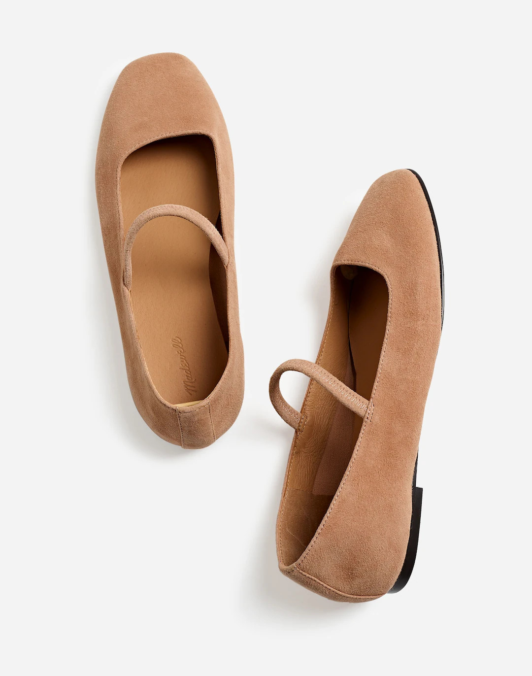 The Greta Ballet Flat in Suede | Madewell