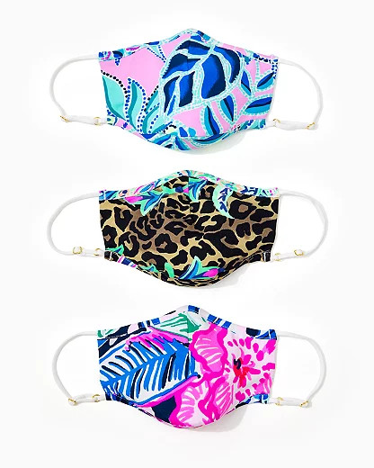 Lilly Pulitzer ChillyLilly Adult Face Mask Set | Lilly Pulitzer