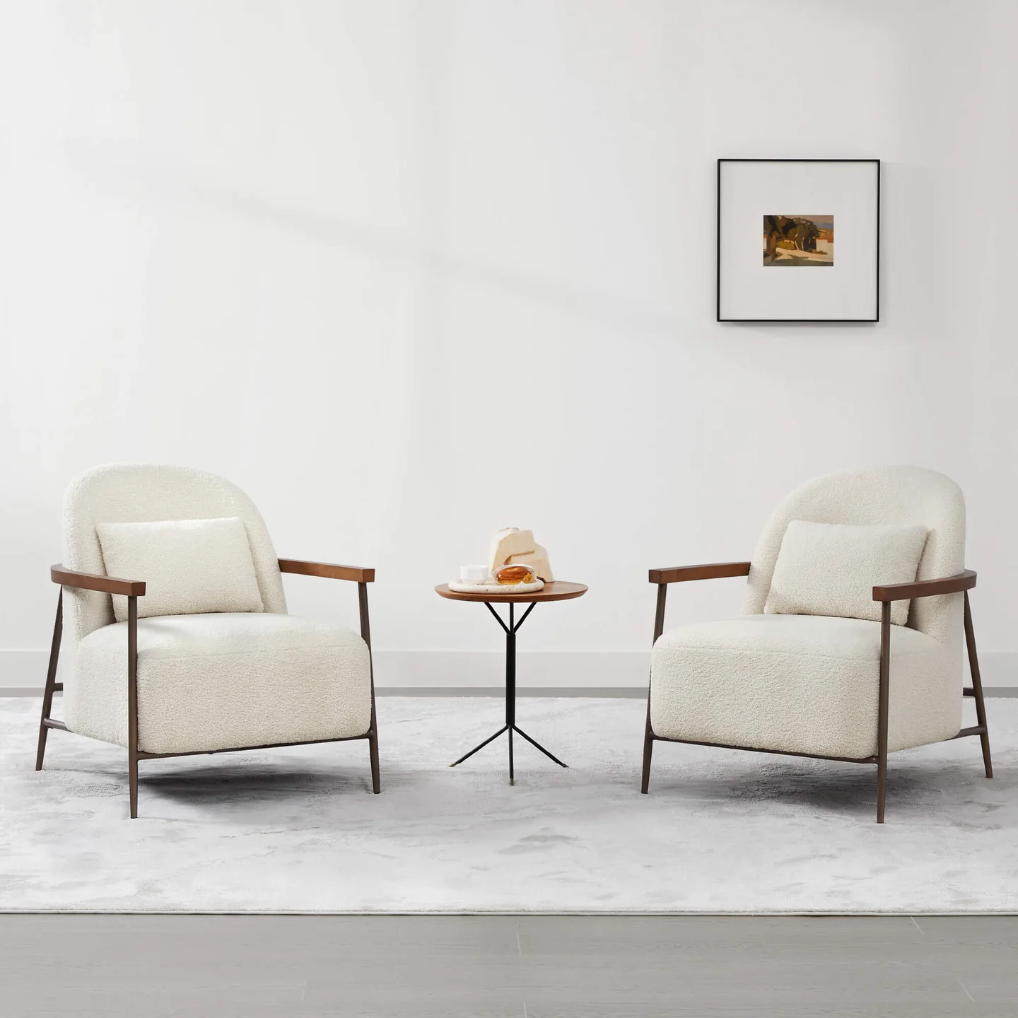 Teddi Accent Chair | Plush Comfort, Sherpa Fabric, Lumbar Support | Chita