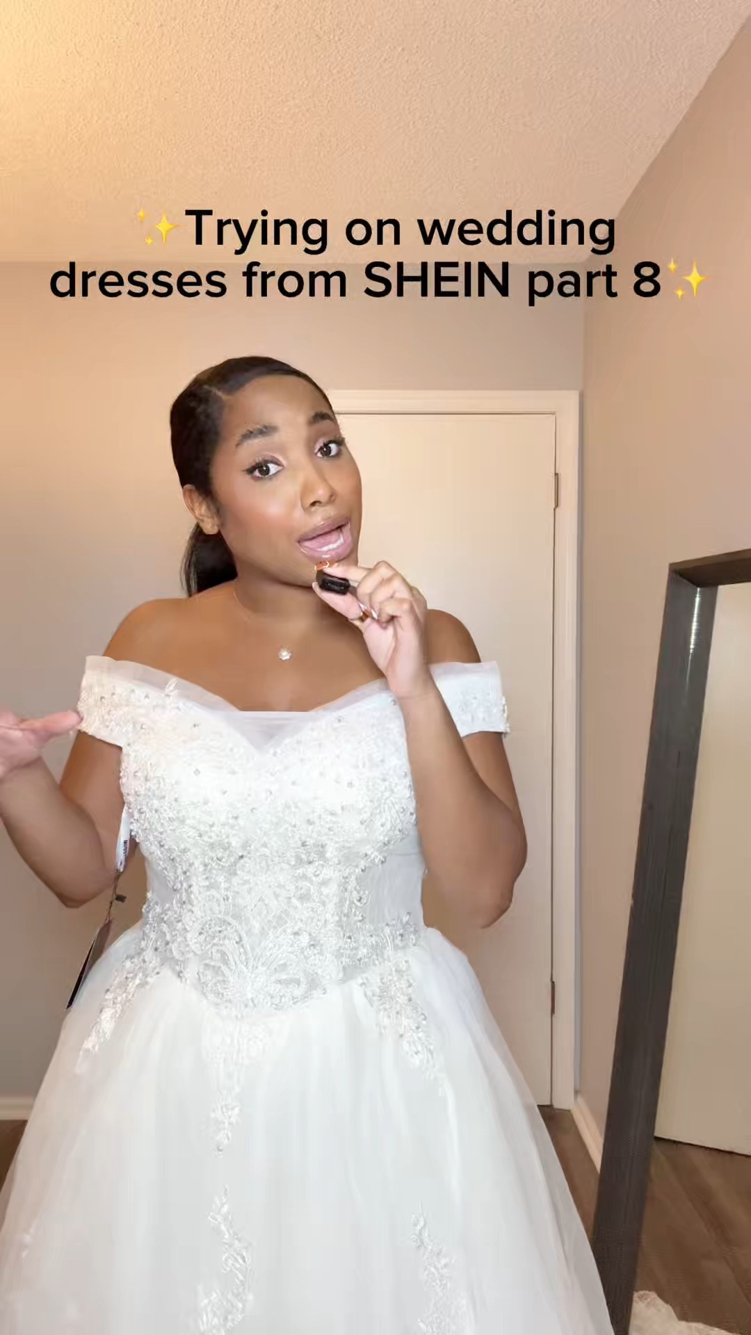 NOW HOL ON CUZ?!!??!!!! SHEIN!!!! I fear yall have done it again!! Every part of this dress was a 10 out of 10!!! So well made and so beautiful I just have no words!! Link in my bio if this fits your special day
#shein #weddingdresses #dresses #wedding

#LTKWedding