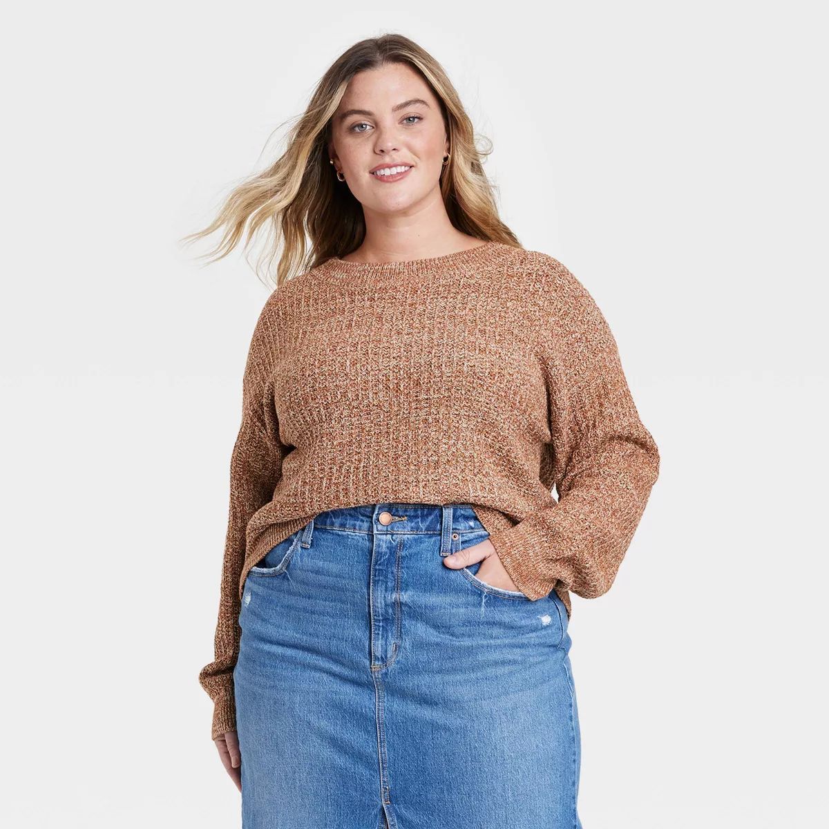 Women's Crewneck Cotton Pullover Sweater - Universal Thread™ | Target