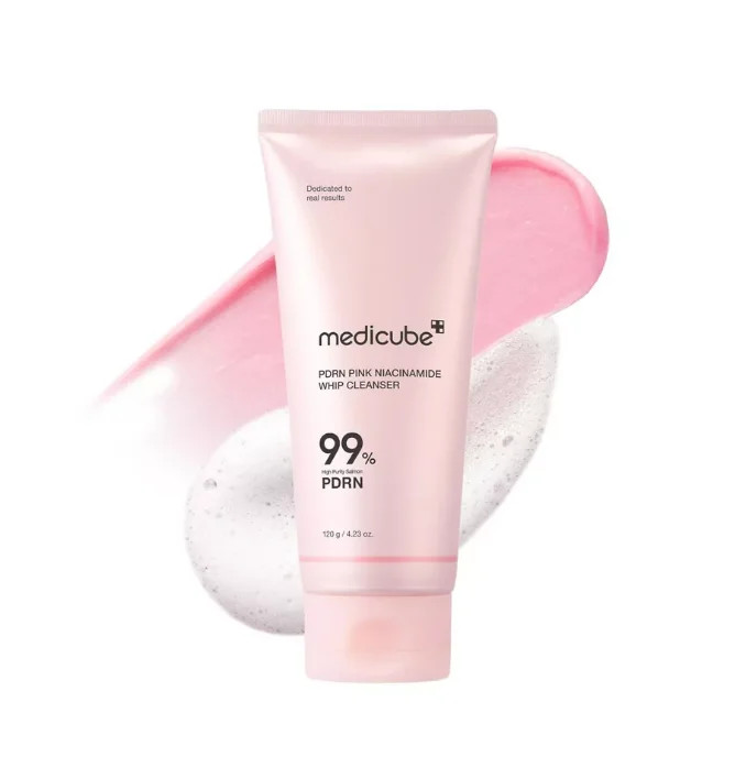 Medicube PDRN Pink Niacinamide Whip Cleanser, 4.23 oz. | Walmart (US)