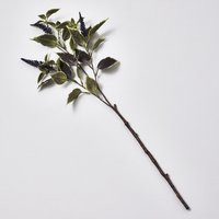 Dark Purple & Green Coleus Leaf Branch Faux Foliage Spray - 32 | Etsy (US)