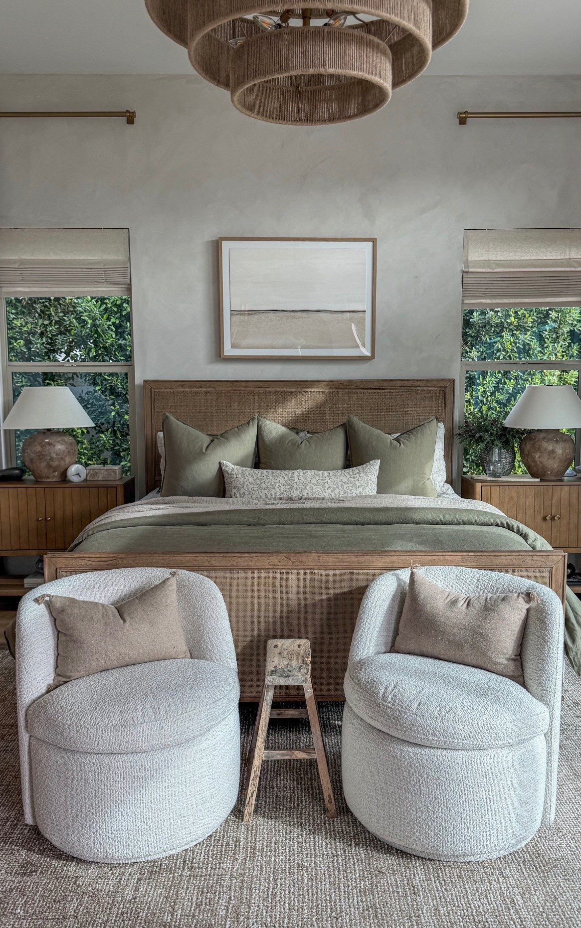 Our bedroom lately 

Neutral primary bedroom styled in a modern organic Mediterranean aesthetic featuring olive green bedding, soft neutral linens, layered textures, and warm earthy tones. This calming bedroom design blends organic materials, natural fabrics, and timeless neutral decor to create a serene, elevated retreat. Olive green bedding adds depth and contrast while maintaining a relaxed, cohesive look. Ideal for anyone designing a neutral bedroom with Mediterranean influences, modern organic styling, and understated luxury. Perfect inspiration for primary bedroom decor focused on warmth, balance, and effortless sophistication.

#LTKHome #LTKdayinmylife