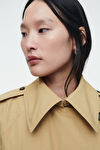 LAYERED DOUBLE-BREASTED TRENCH COAT - BEIGE / KHAKI - Coats and Jackets - COS | COS (US)