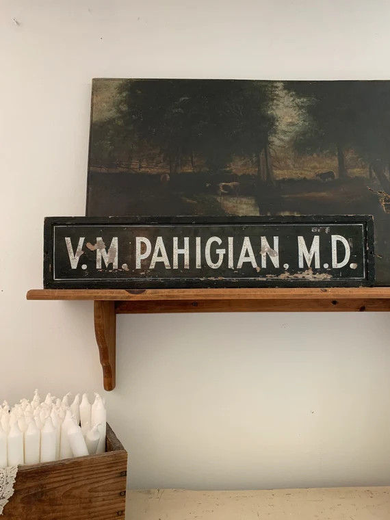 Antique Primitive Advertising Wooden Sign Original Paint | Etsy | Etsy (US)