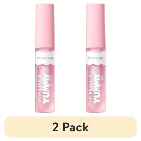(2 pack) COVERGIRL Clean Fresh Yummy Lip Gloss, 100 Lets Get Fizzical, 0.33 fl oz | Walmart (US)