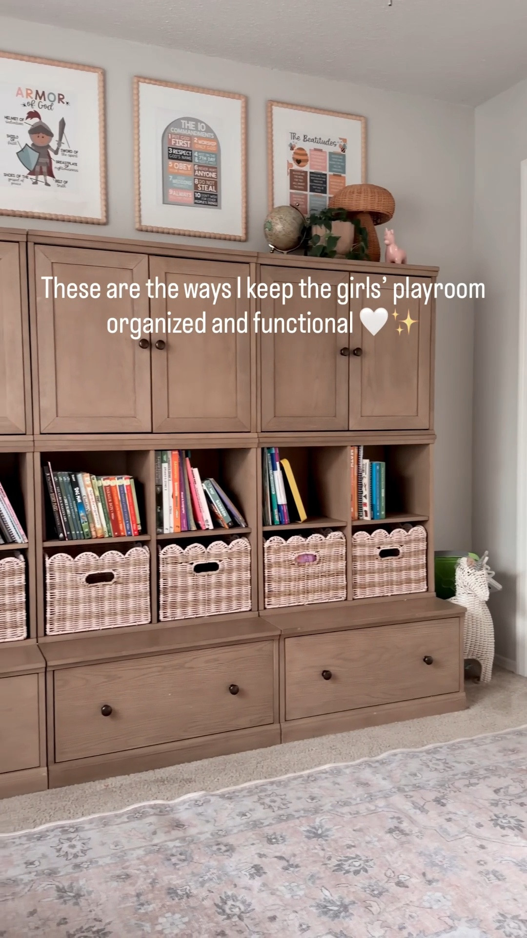 I finally worked on the girls playroom and these are the things that has helped me keep things organized.

#LTKmomlife #LTKHome