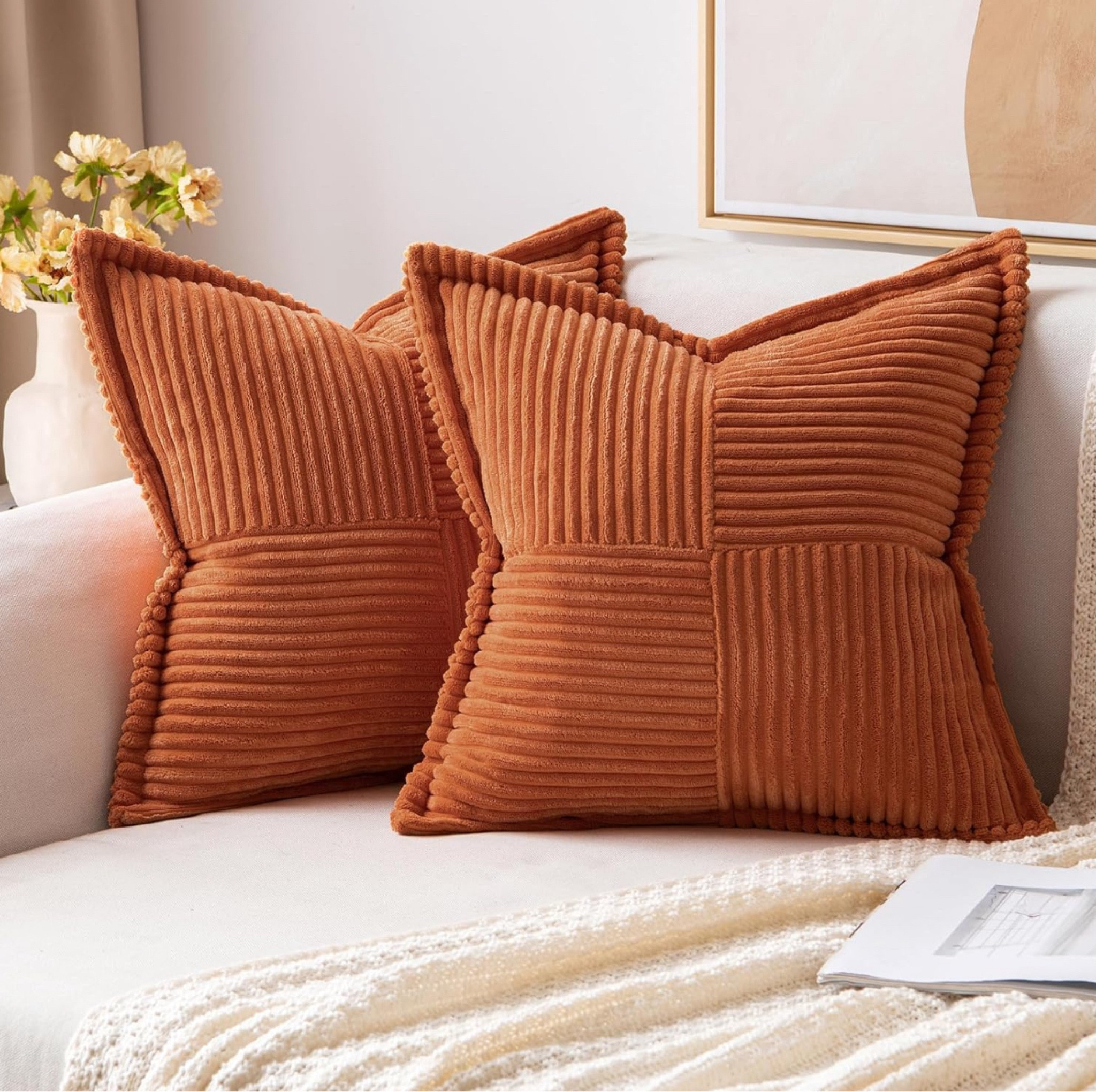 Fall pillows for your home! Cute neutral colors! 
Fall decor, fall, pillows, throw pillows, home decor, Amazon, orange, neutrals 

#LTKFamily #LTKHome #LTKFallSale