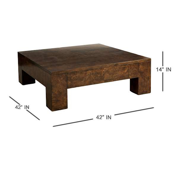 Jared Coffee Table, Brown | At Home