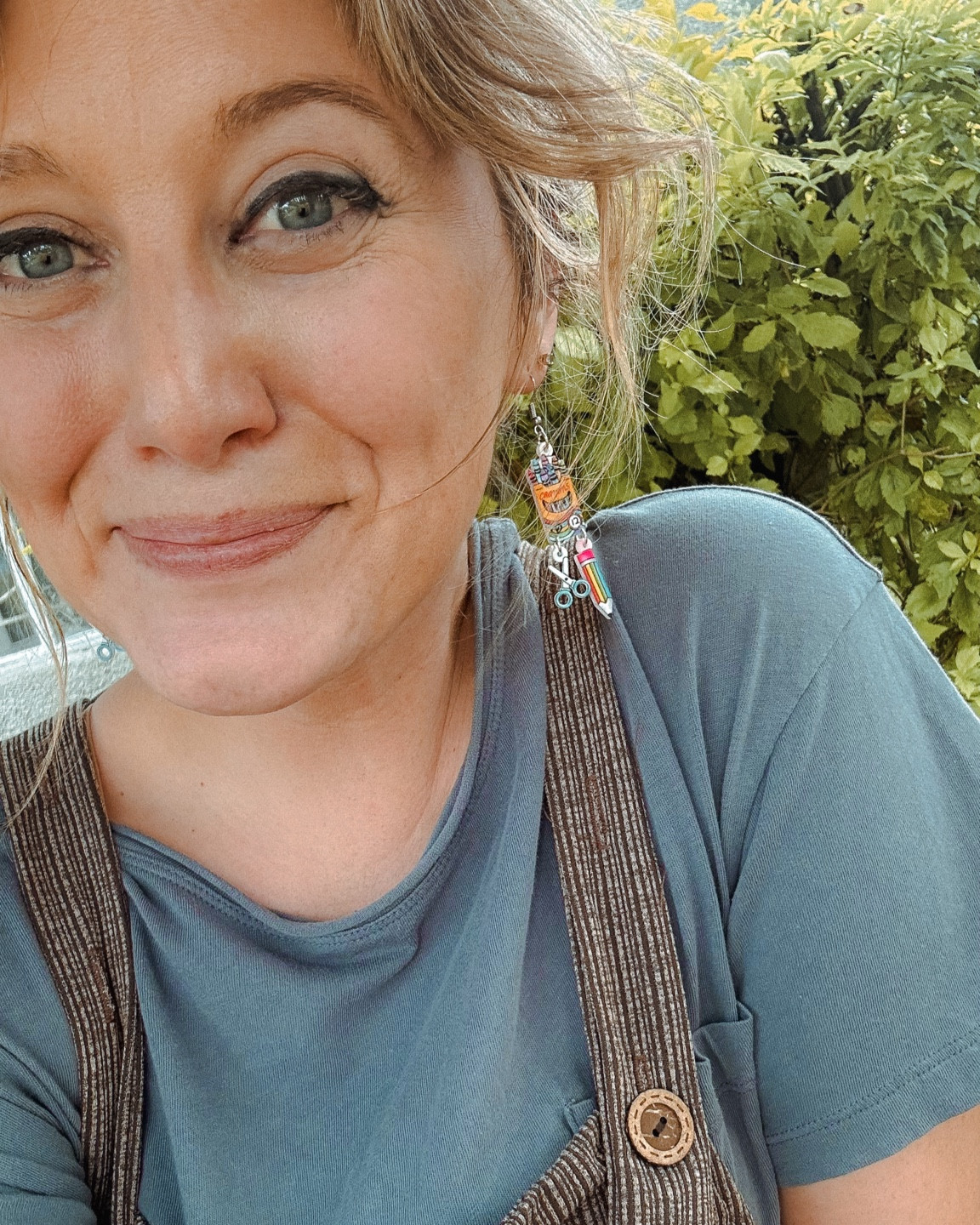 Todays art supplies earrings were a big hit! 