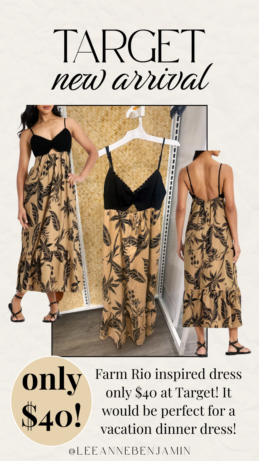 under $40 and giving major Farm Rio vibes! Such a cute dress for spring and summer! 

 #LTKOver40 #LTKMidsize #LTKTravel