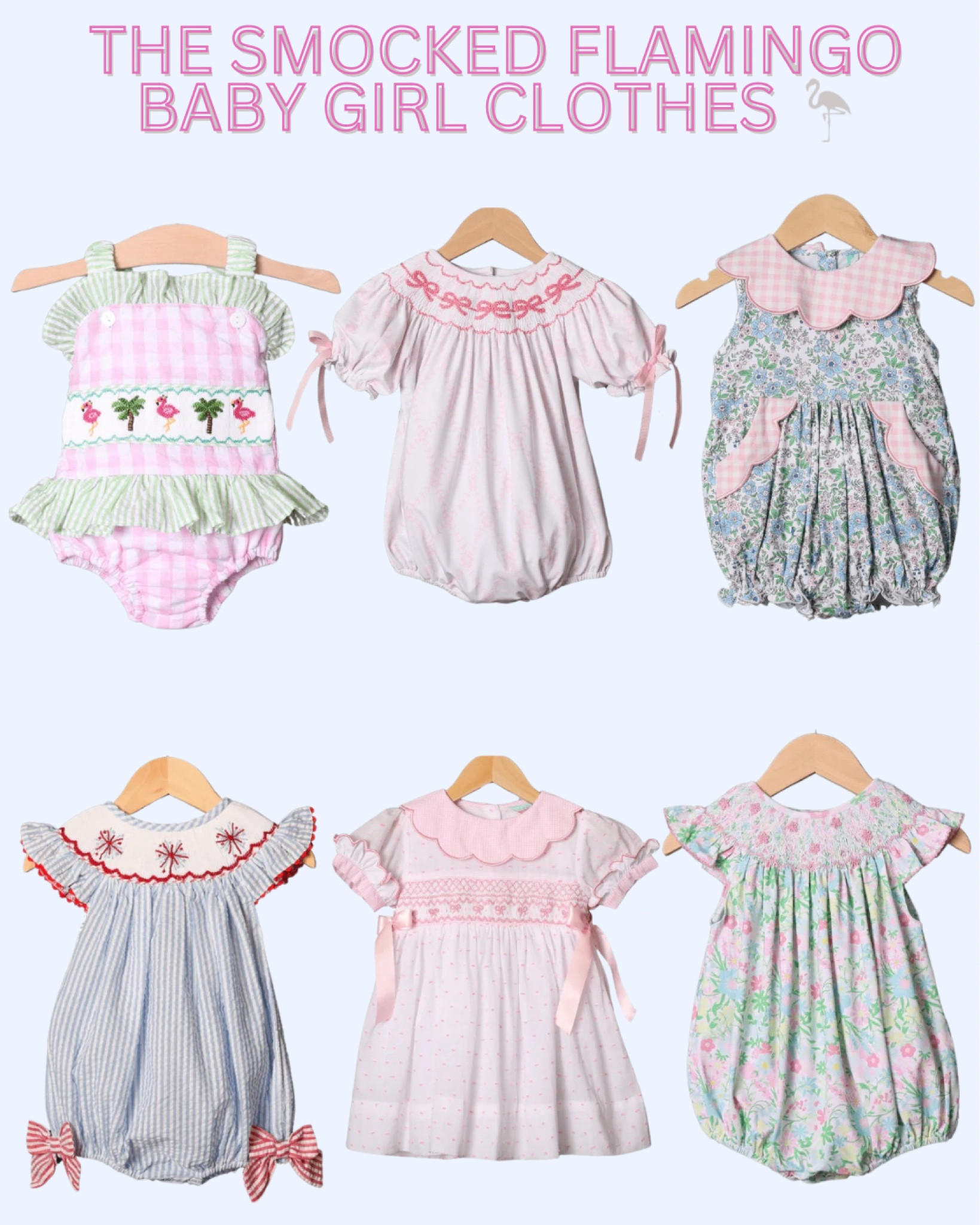 The Smocked Flamingo Baby Girl Clothing 
#LTKbaby
#LTKbump

#LTKfamily #LTKbaby #LTKbump
