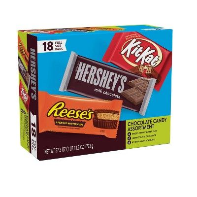 Hershey’s Candy Bars Variety Pack - 18ct | Target