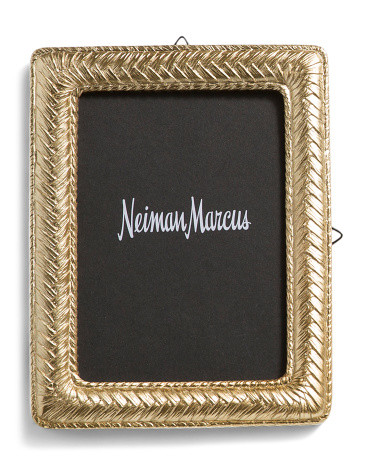 5x7 Woven Metallic Classic Heritage Tabletop Picture Frame | TJ Maxx