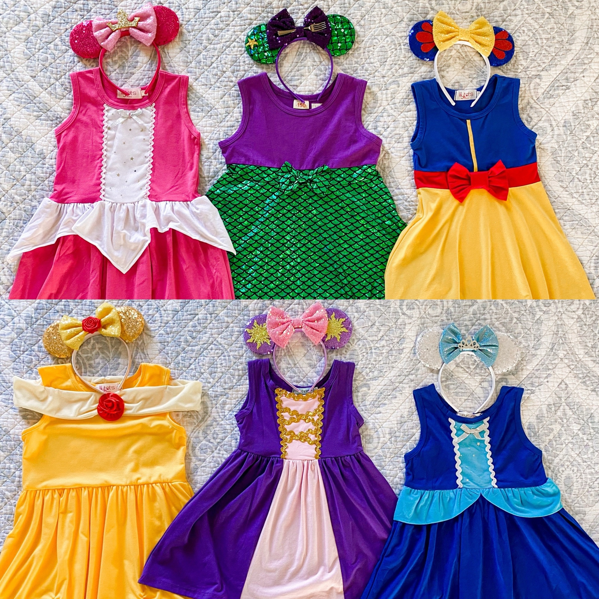 I ordered all the girls dresses from Temu, but I found most of them on Amazon as well (minus Cinderella). 

I’ve linked all of the Amazon dresses on this post. I have another post with the Temu links.

#LTKkids #LTKtravel #LTKbaby