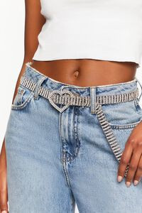 Rhinestone Heart-Buckle Belt | Forever 21 (US)