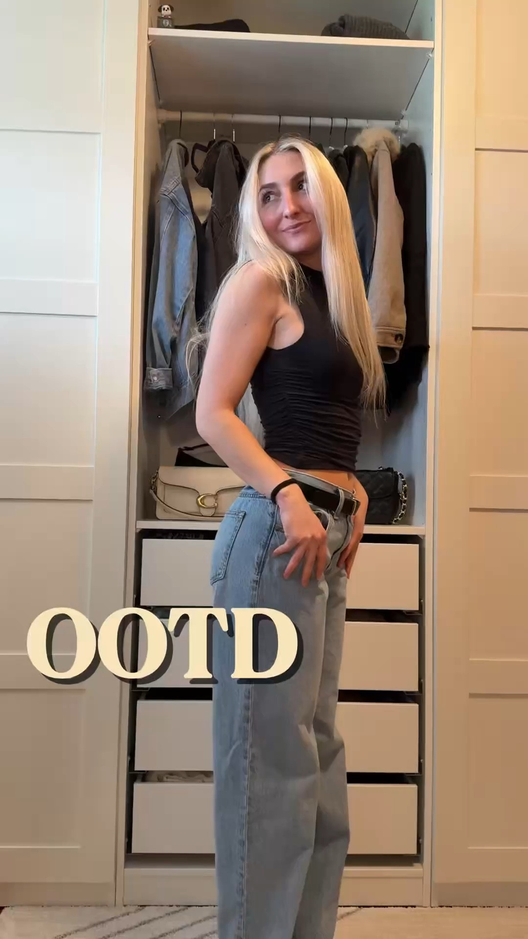 Spring outfit, simple outfit, baggy jeans, low rise jeans, brunch outfit, trendy, spring 2026

#LTKSpringSale #LTKootd