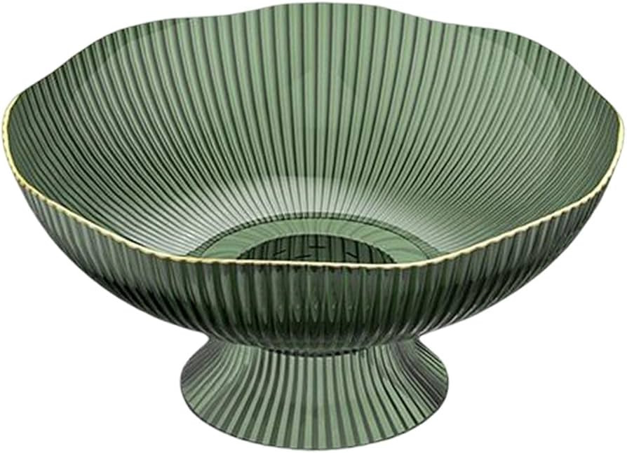 WeiLaiKeQi Fruit Bowls Fruit Plate,Centerpiece Footed Bowl for Decoration Fruit Decorative Bowl C... | Amazon (US)