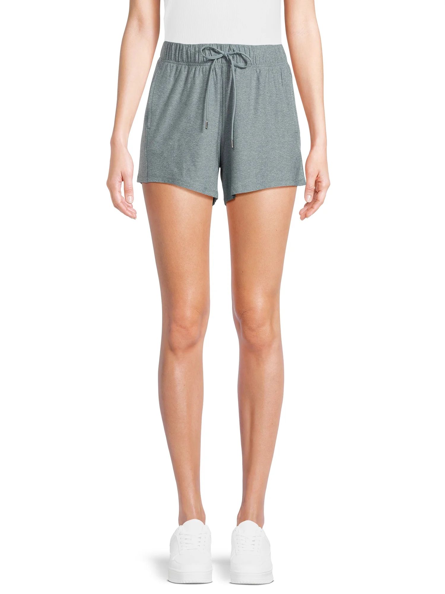 Athletic Works Women’s Buttery Soft Performance Gym Shorts, 4" Inseam, Size XS-XXXL | Walmart (US)