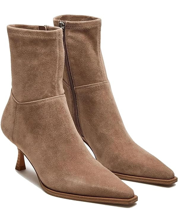 Goiphrri Women's Ankle Boots - Stiletto High Heel, Pointed Toe, Short, Side Zipper, Dress Boots -... | Amazon (US)