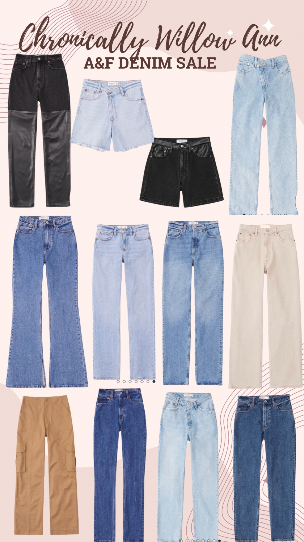 My favorite jeans that I own. These are my go to jeans and I wear them all the time. Abercrombie is going to have their big denim sale and right now these are some great staples for your closet. I love these jeans and shorts 

#LTKstyletip #LTKunder100 #LTKsalealert