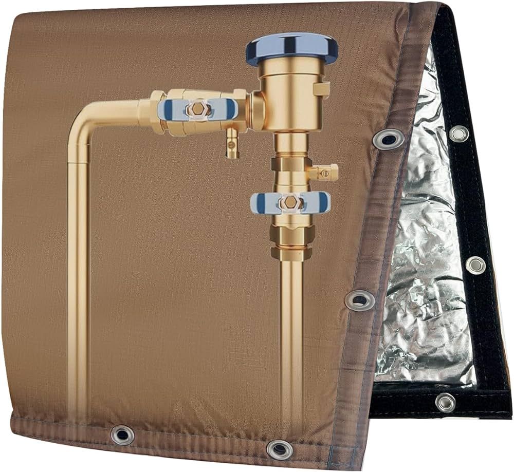 Backflow Preventer Insulated Cover (5˚F) Thick 6-Layer Fabric Pipe Insulation Cover (UV Coated) ... | Amazon (US)