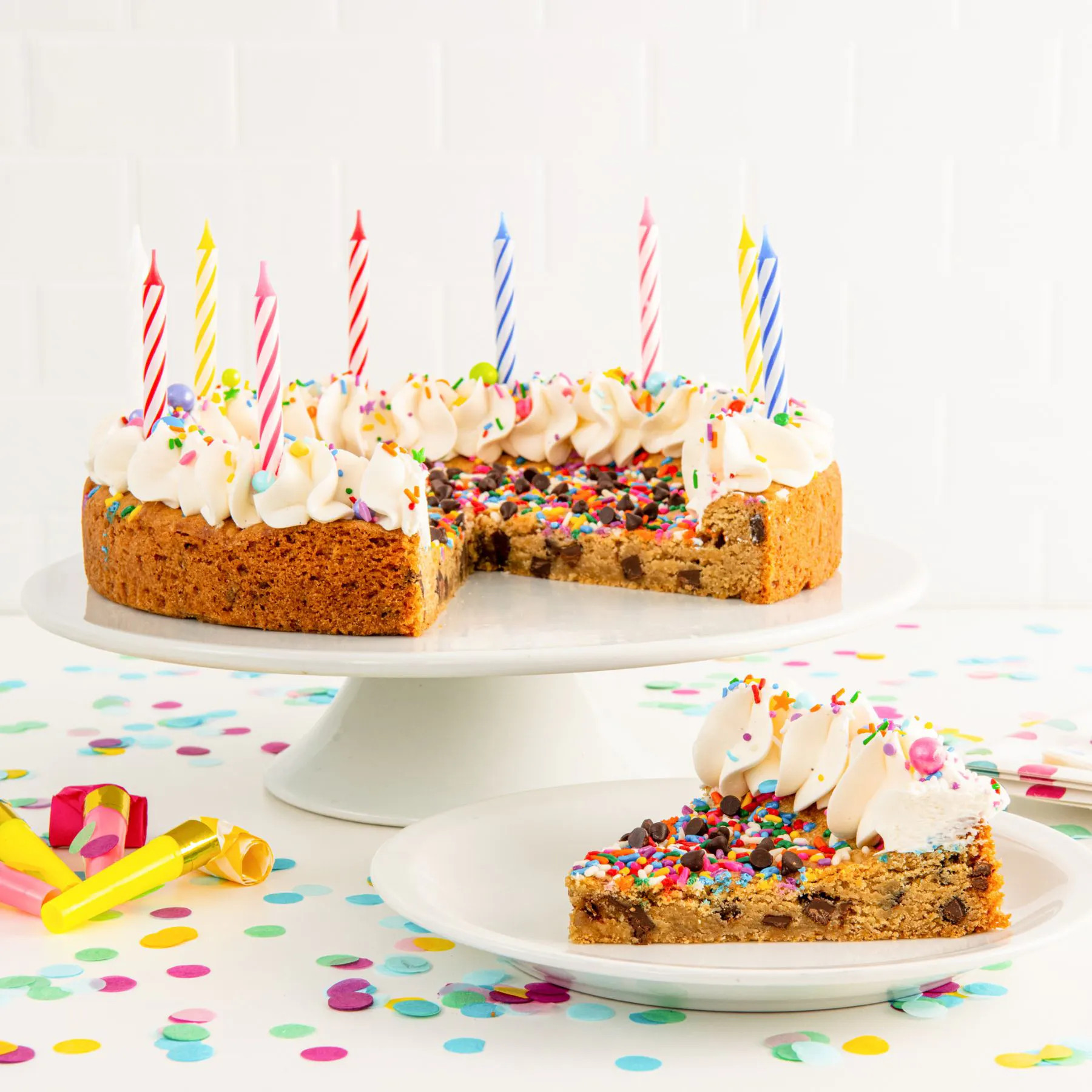 Sweet E's Bake Shop - Confetti Sprinkle Cookie Cake | Goldbelly