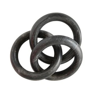 Marble Circle Chain Decor, Black | Bed Bath & Beyond
