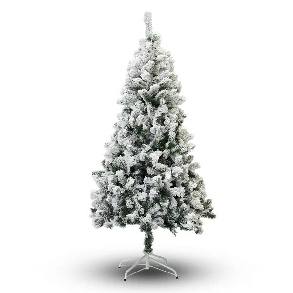 6' Snow Flocked Spruce Artificial Christmas Tree | Wayfair North America