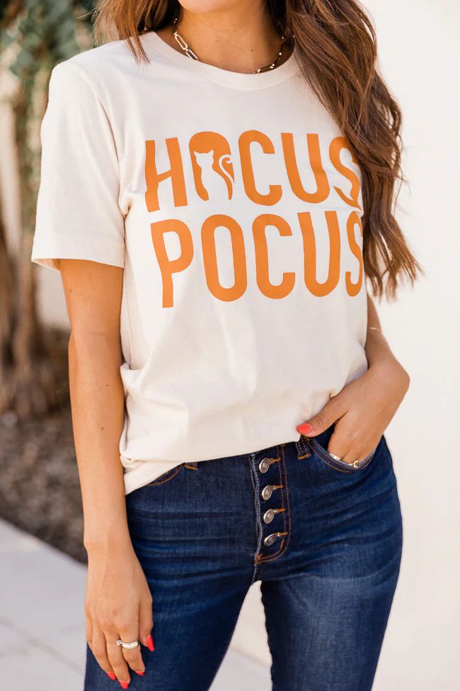 Hocus Pocus Cream Graphic Tee | Pink Lily