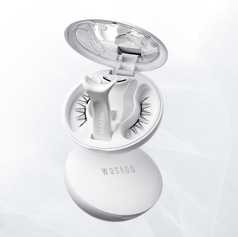 Soft Magnetic Eyelashes Kit with Applicator, No.18 Velvet Black, Reusable Glue-free Wispy Magneti... | Amazon (US)